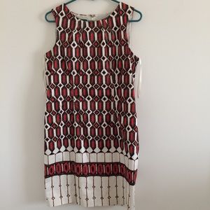 Talbots Bright Orange Shift Dress